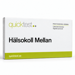Quicktest Hälsokoll Mellan – svensk produktbild