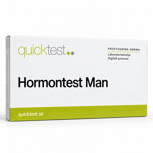 Quicktest Hormontest Man – svensk produktbild