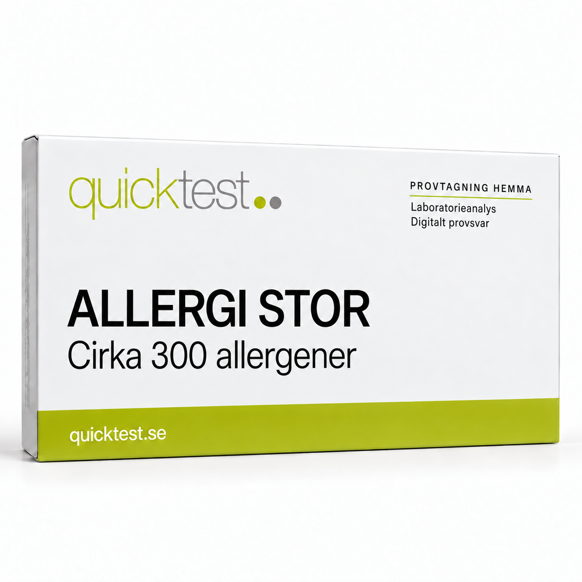 Quicktest ALLERGI STOR – Cirka 300 allergener – svensk produktbild