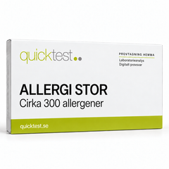 Quicktest ALLERGI STOR – Cirka 300 allergener – svensk produktbild