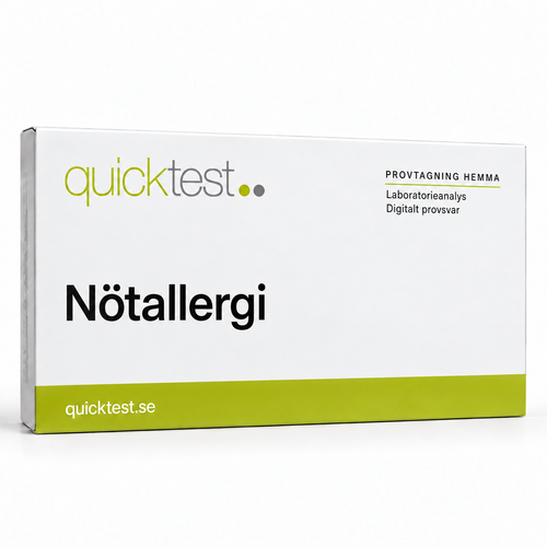 Quicktest Nötallergi – svensk produktbild