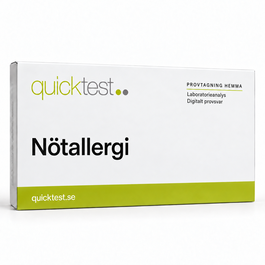 Quicktest Nötallergi – svensk produktbild