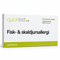 Quicktest Fisk- & skaldjursallergi – svensk produktbild