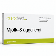 Quicktest Mjölk- & äggallergi – svensk produktbild