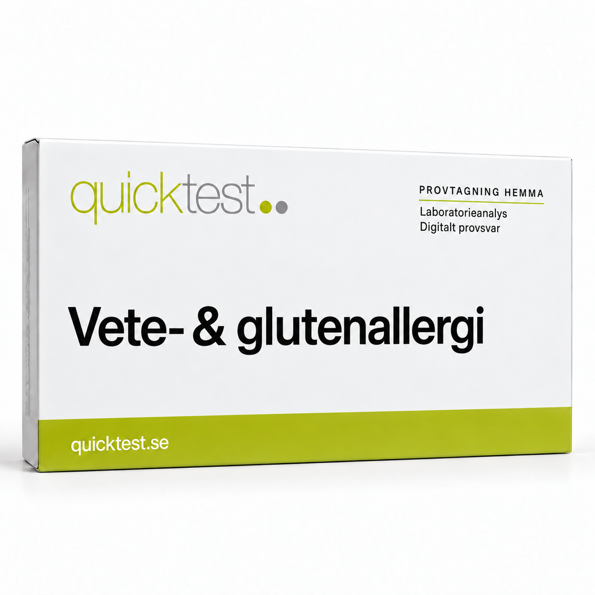 Quicktest Vete- & glutenallergi – svensk produktbild