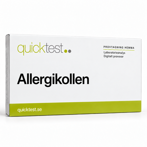 Quicktest Allergikollen – svensk produktbild