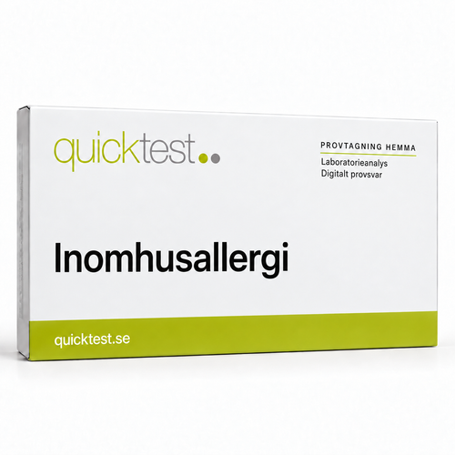 Quicktest Inomhusallergi – svensk produktbild