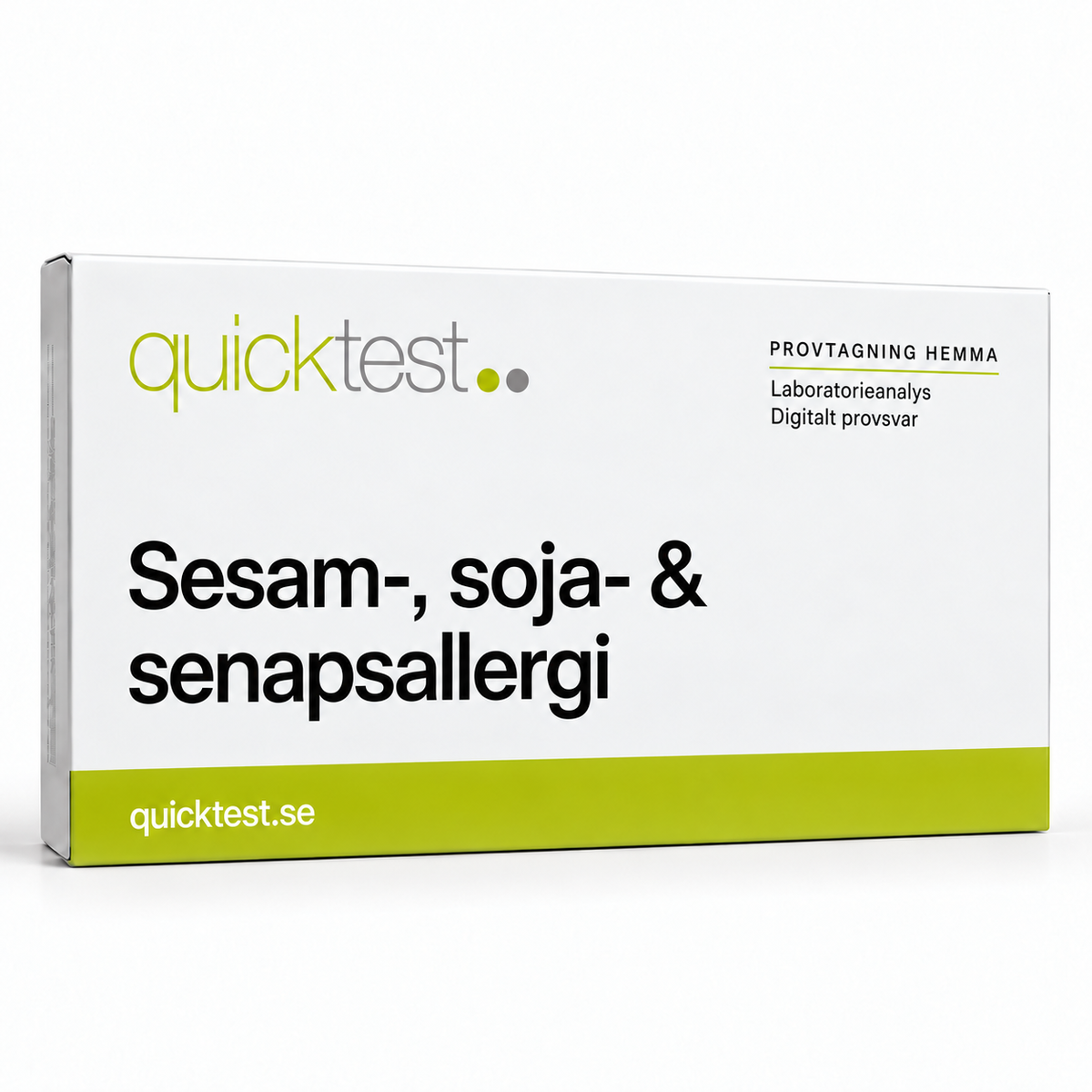 Quicktest Sesam-, soja- & senapsallergi – svensk produktbild