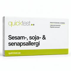 Quicktest Sesam-, soja- & senapsallergi – svensk produktbild