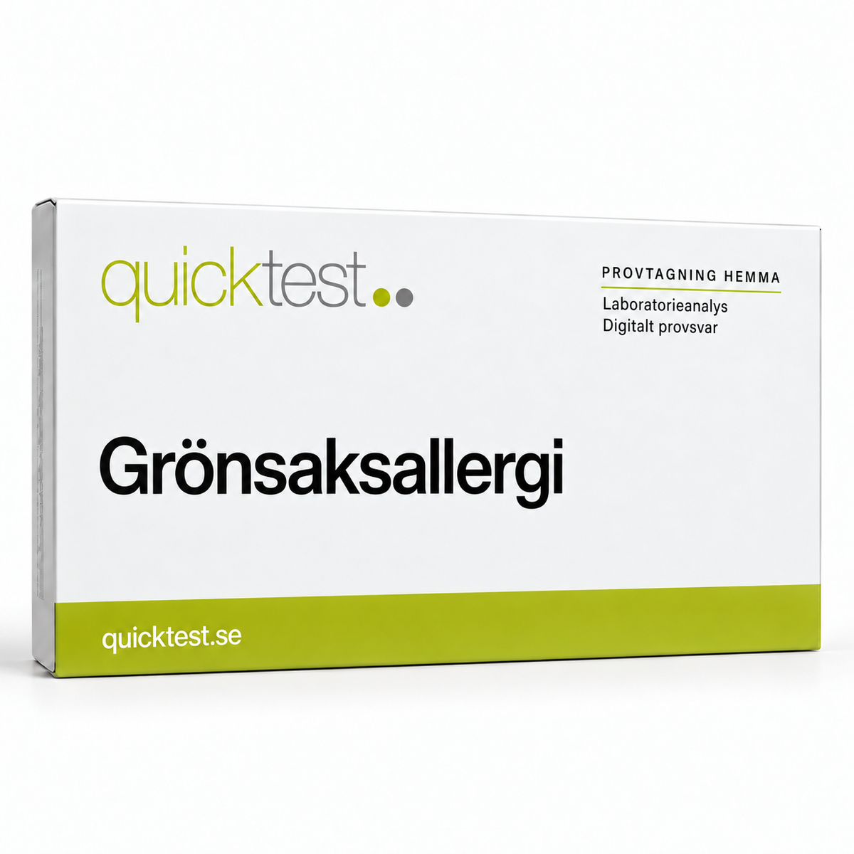 Quicktest Grönsaksallergi – svensk produktbild
