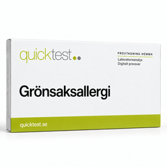 Quicktest Grönsaksallergi – svensk produktbild