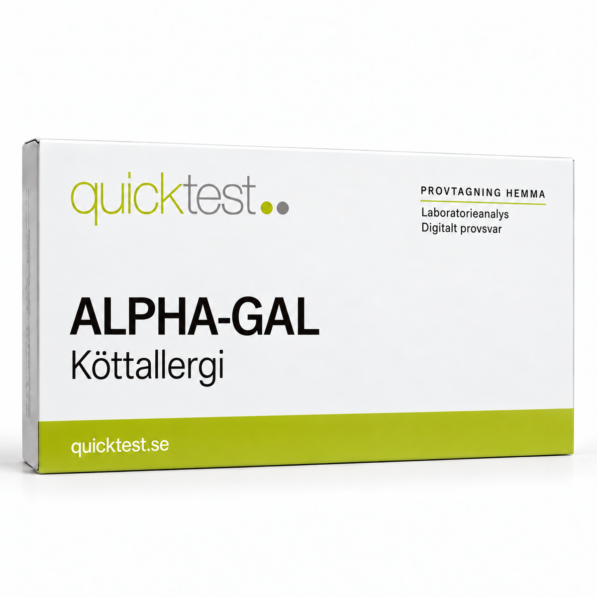 Quicktest ALPHA-GAL – Köttallergi – svensk produktbild