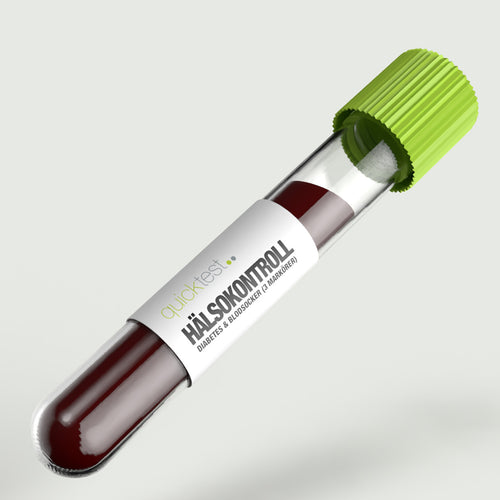 Hälsokontroll Diabetes & blodsocker - 3 markörer