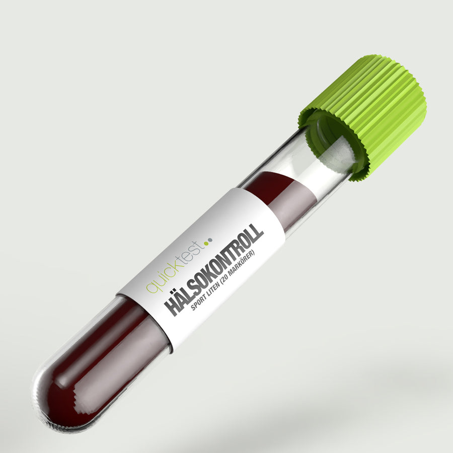 Hälsokontroll Sport liten - 20 markörer