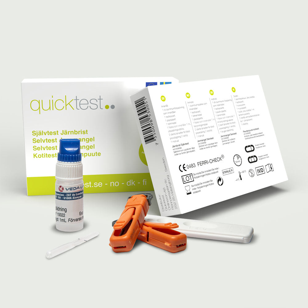 Järnbristtest från Quicktest