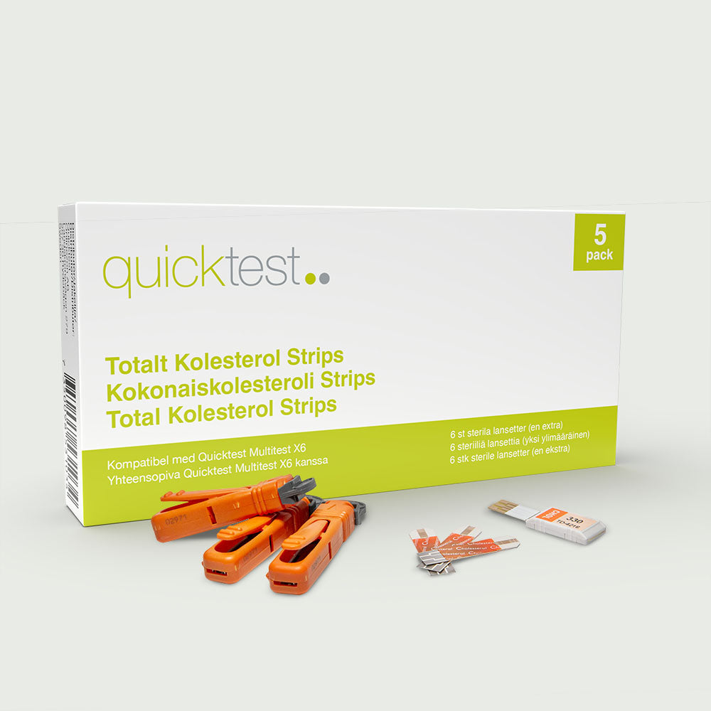 X6 Refill - Kolesterolstrips 5st