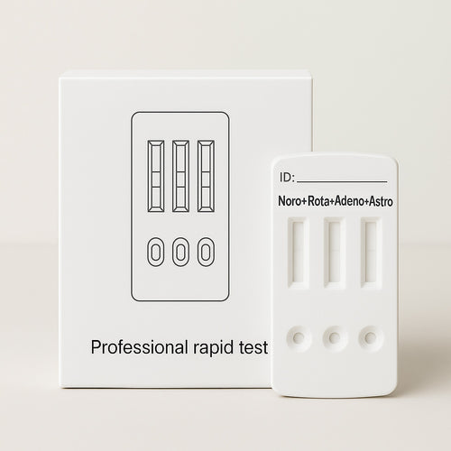 Norovirus + Rotavirus + Adenovirus + Astrovirus Kombinationstest 10-pack – Professionellt bruk