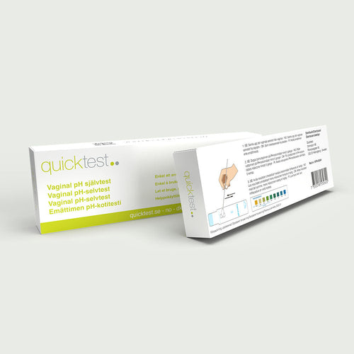 Vaginalt pH-test – Självtest i 3-i-1 Paket – Kvinnohälsa från Quicktest