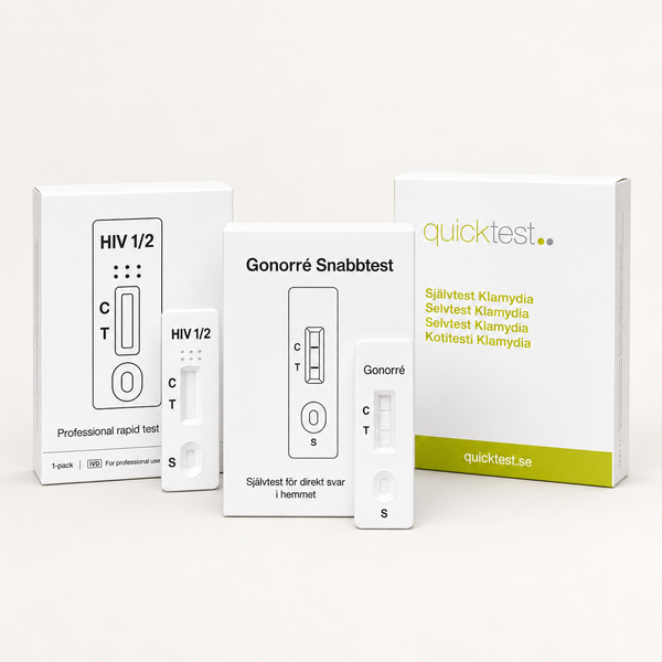 3-i-1 STI-paket – klamydia, gonorré och HIV