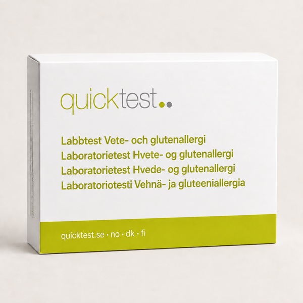 Vete- & glutenallergi Labbtest - Provtagning Hemma