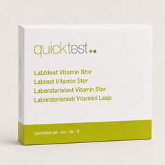Vitamin Stor – Quicktest labbtest, förpackning